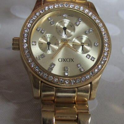 Goldtone Watch is XOXO, Silvertone Watch, and a Small HRS Pin  READ DESCRIPTION FOR DETAILS