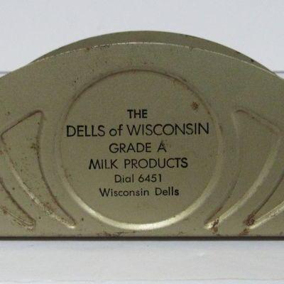 Small Advertising Items: 2 Prince Albert Tins, Corona Pastic Box, Tin Napkin Holder WI Dells Milk Products