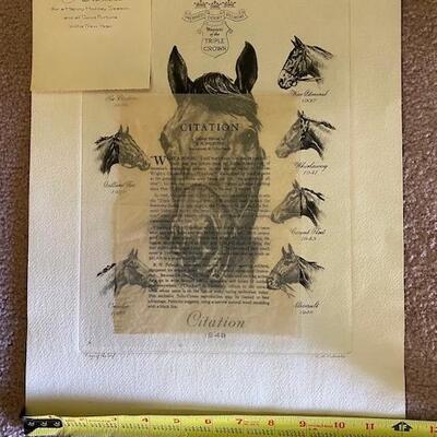 2 Horse prints