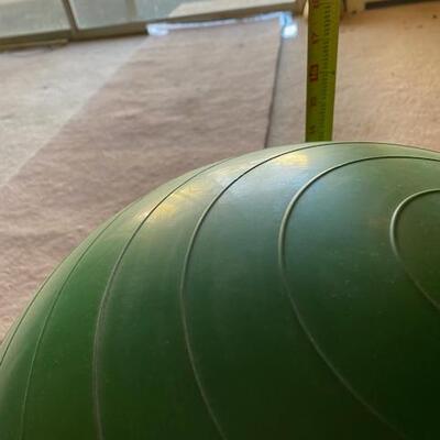 Exercise ball and video