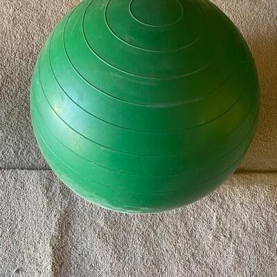 Exercise ball and video