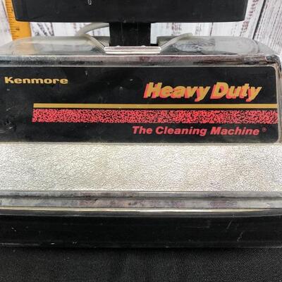 Vintage Kenmore Heavy Duty 3 Speed Floor Cleaner Waxer Buffer w/ Attachments