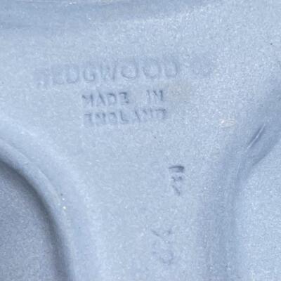 WEDGWOOD PALE BLUE JASPERWARE CLUB DISH/TRAY SET OF 2