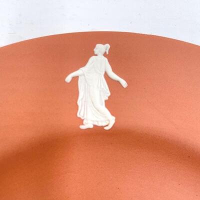 WEDGWOOD TERRACOTTA JASPERWARE "DANCING HOURS" PLATE