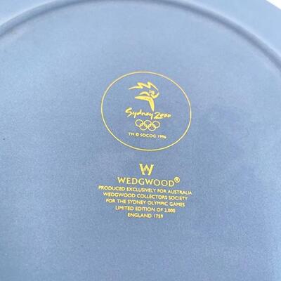 WEDGWOOD PALE BLUE JASPERWARE SYDNEY 2000 OLYMPIC GAMES PLATE
