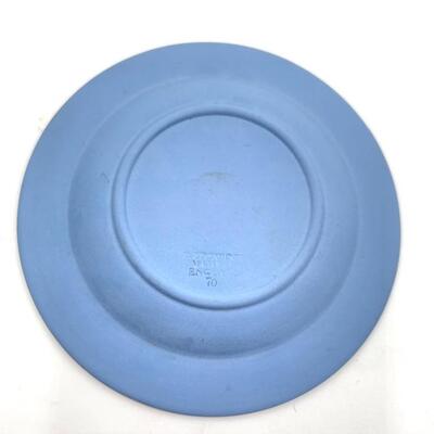 WEDGWOOD PALE BLUE JASPERWARE “BISHOP” SMALL PLATE