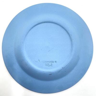 WEDGWOOD BLUE JASPERWARE â€œCUPID AS ORACLEâ€ SMALL ROUND DISH/TRAY #1