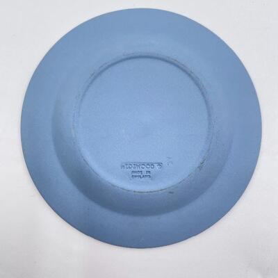WEDGWOOD BLUE JASPERWARE â€œCUPID AS ORACLEâ€ SMALL ROUND DISH/TRAY #2
