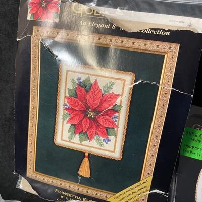Lot of 7 cross stitch kits