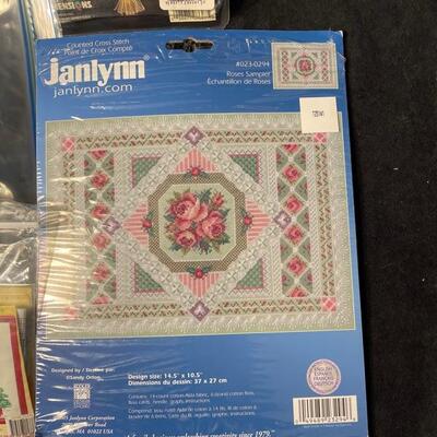 Lot of 7 cross stitch kits