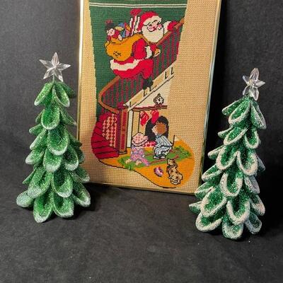 Needlepoint Christmas Picture