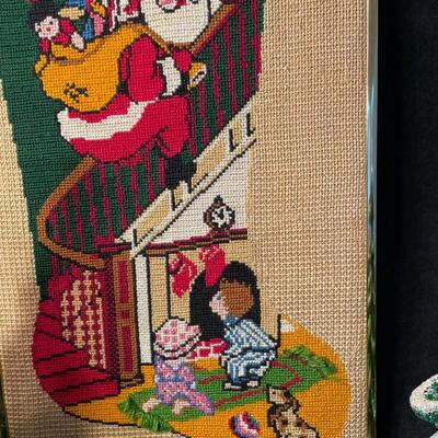 Needlepoint Christmas Picture