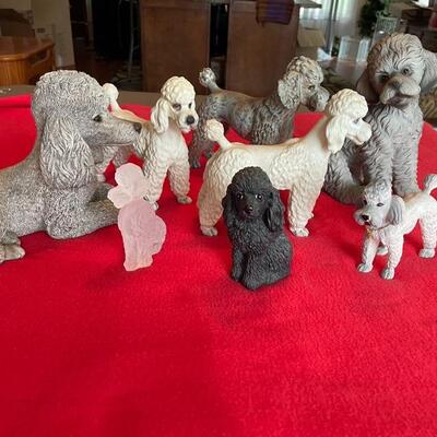Lot of Poodle Figurines