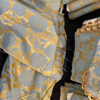 Vintage 70s Draperies  6 panels