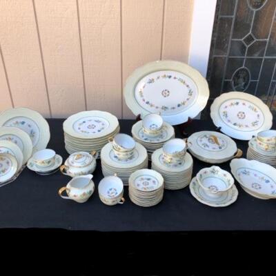 Lot 26P. Haviland China Liberty dinner set for ten with extras and serving dishes — $200.00