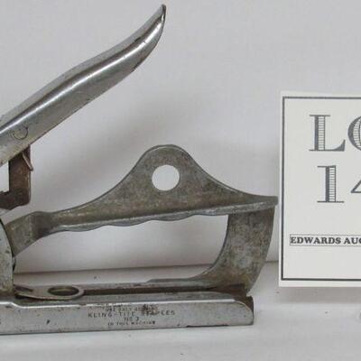 Vintge Kling Tite Stapler Al Hanson Mfg