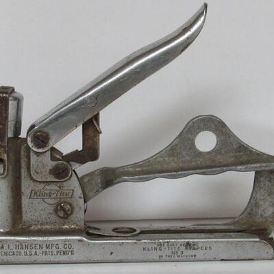 Vintge Kling Tite Stapler Al Hanson Mfg