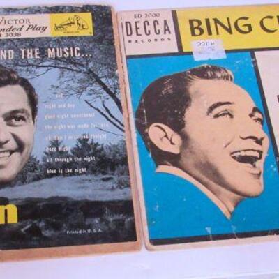 Vintage Records 45s With Multiple Songs 