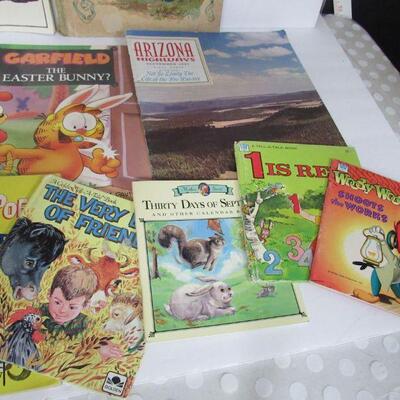 12 Kids Books Antique Through Modern; Antique McLoughlin Bros Playmates Storybook 