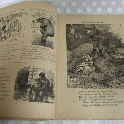 12 Kids Books Antique Through Modern; Antique McLoughlin Bros Playmates Storybook 