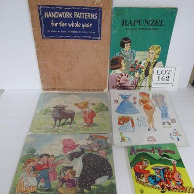 Kid's Lot 3 Books, 2 Puzzles, Coca Cola Betty Paper Doll