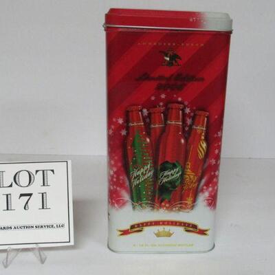 Nice Tall Budweiser Tin