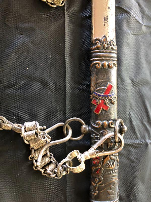 1800's～1920's FREEMASON Sword Chain 1800's～1920's FREEMASON Sword Chain（1920s Antique Masonic