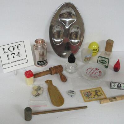 Fun Lot of Vintage Advertisin and Junk Drawer Lot - Read Description For More Info