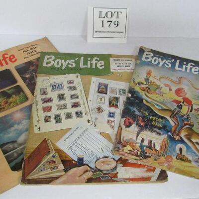 3 Old Large Boys Life Magazines 1955 and 2 1959