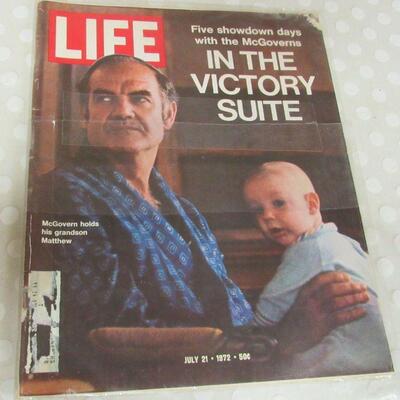 6 Vintage Life Magazines, 1961, 1967, 1972, 1973 