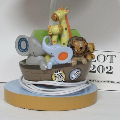 Adorable Kid's Noah's Ark Lamp