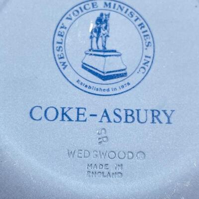 WEDGWOOD PALE BLUE JASPERWARE â€œCOKE-ASBURYâ€ SMALL PLATE