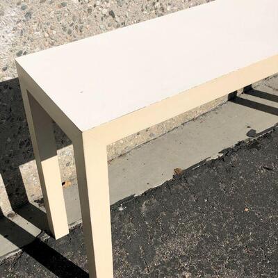 White Laminate Sofa Table