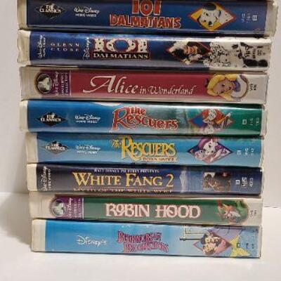 10 Disney VHS movies (Opened)-Item #341