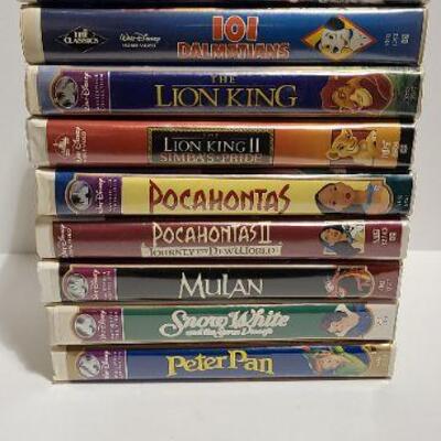 10 Disney VHS movies (Opened)-Item #341-B