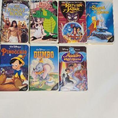 10 Disney VHS movies (Opened)-Item #342