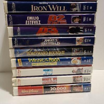 10 Disney VHS movies (Opened)-Item #343