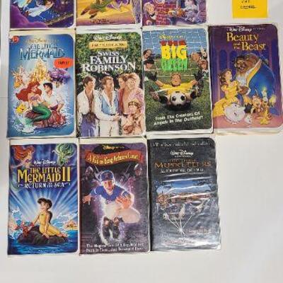 10 Disney VHS movies (Opened)-Item #344
