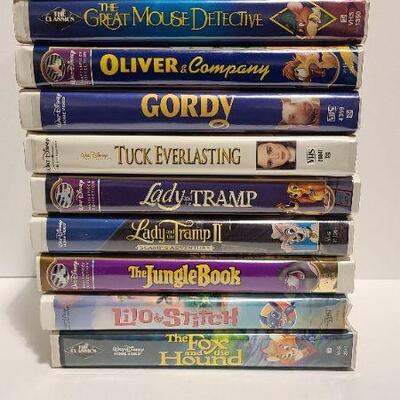 10 Disney VHS movies (Opened)-Item #345