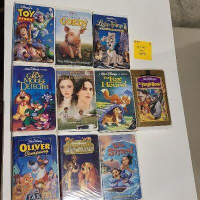 10 Disney VHS movies (Opened)-Item #345
