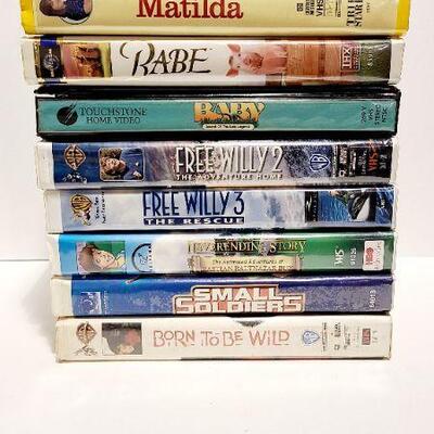 10 Assorted VHS movies (Opened)-Item #346