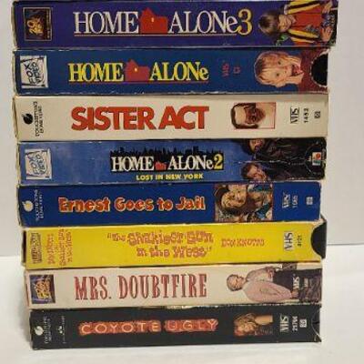 10 Assorted VHS movies (Opened)-Item #349