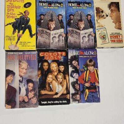 10 Assorted VHS movies (Opened)-Item #349