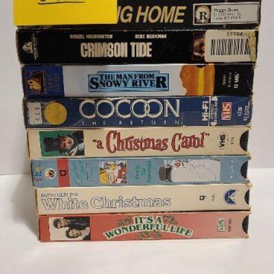 10 Assorted VHS movies (Opened)-Item #350