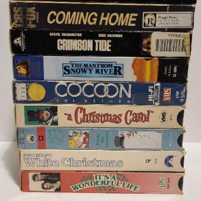 10 Assorted VHS movies (Opened)-Item #350