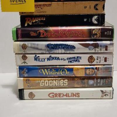 10 Assorted VHS movies (Opened)-Item #351