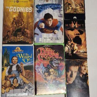 10 Assorted VHS movies (Opened)-Item #351
