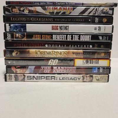 10 Assorted DVDs (Opened)- Item #357