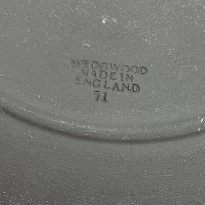 WEDGWOOD BLACK JASPERWARE â€œMOTHERâ€ PLATE #1