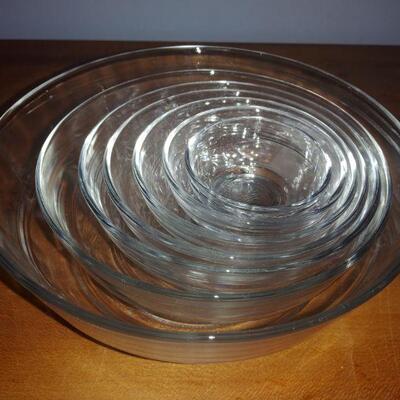 Duralex - 7 Nesting glass bowls